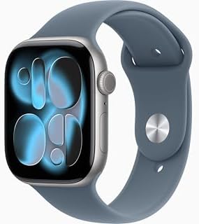 Apple Watch Series 11  GPS   Cellular  46mm  Slate Titanium Case with Black Sport Band  M/L  Renewed 