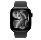 Apple Watch Series 11 42mm GPS Jet Black Aluminum Case w Black Band