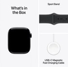 Apple Watch Series 11 42mm GPS Jet Black Aluminum Case w Black Band