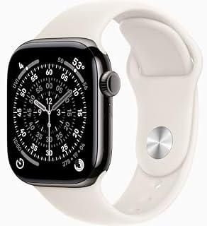 Apple Watch Series 11  GPS   Cellular 42mm  Smartwatch with Rose Gold Aluminum Case w Light Blush Sport Band   S/M  Fitness Tracker  Health Monitoring  Always On Display  Water Resistant  Renewed 