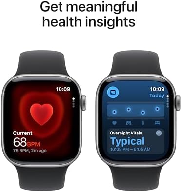 Apple Watch Series 11  GPS 42mm  Smartwatch with Space Gray Aluminum Case with Black Sport Band   S/M  Sleep Score  Fitness Tracker  Health Monitoring  Always On Display  Water Resistant