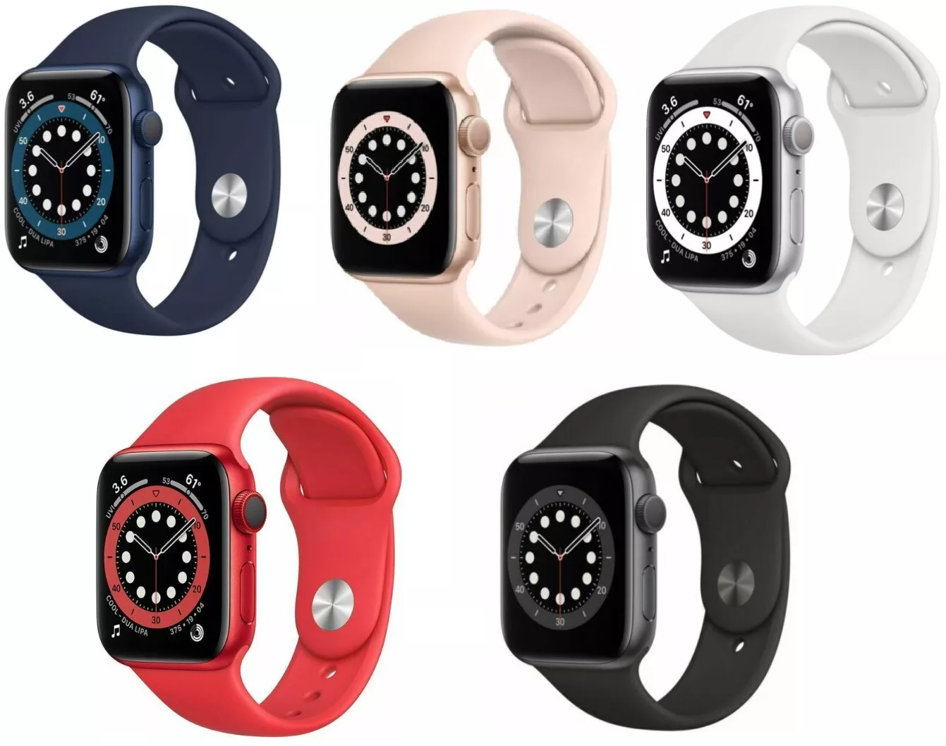 Apple Watch Series 6 40mm 44mm GPS   WiFi   Bluetooth   All Colors  Good