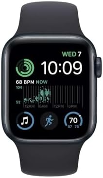 Apple Watch Series 7  GPS  45mm  Midnight Aluminum Case with Midnight Sport Band  Renewed 