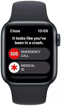 Apple Watch Series 7  GPS  45mm  Midnight Aluminum Case with Midnight Sport Band  Renewed 