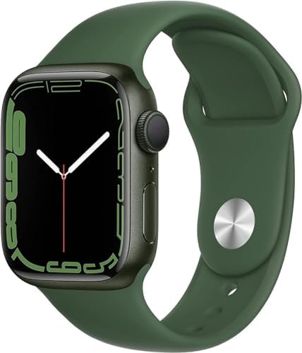 Apple Watch Series 7  GPS   Cellular  41mm  Starlight Aluminum Case with Starlight Sport Band  Regular  Renewed 