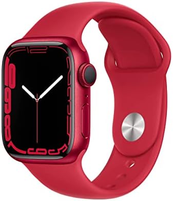 Apple Watch Series 7  GPS   Cellular  41mm  Starlight Aluminum Case with Starlight Sport Band  Regular  Renewed 