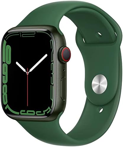 Apple Watch Series 7  GPS   Cellular  41mm  Starlight Aluminum Case with Starlight Sport Band  Regular  Renewed 