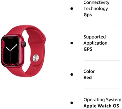 Apple Watch Series 7  GPS  45mm  Blue Aluminum Case with Abyss Blue Sport Band  Regular  Renewed 