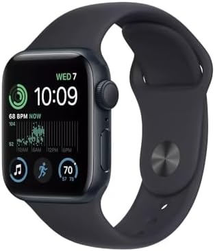 Apple Watch Series 7  GPS  45mm  Midnight Aluminum Case with Midnight Sport Band  Renewed 