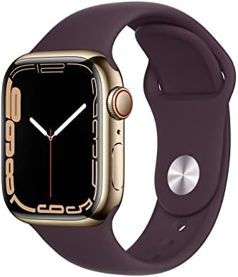 Apple Watch Series 7  GPS  41mm  Starlight Aluminum Case with Starlight Sport Band  Regular  Renewed 