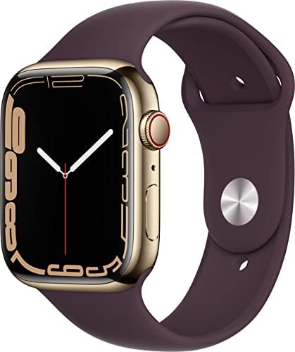 Apple Watch Series 7  GPS  41mm  Starlight Aluminum Case with Starlight Sport Band  Regular  Renewed 