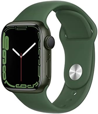 Apple Watch Series 7  GPS  41mm  Starlight Aluminum Case with Starlight Sport Band  Regular  Renewed 