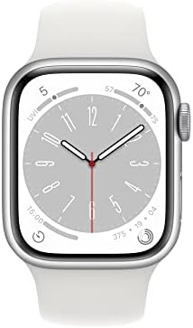 Apple Watch Series 8  GPS  45mm    Midnight Aluminum Case with Midnight Sport Band  M/L  Renewed 