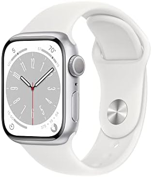 Apple Watch Series 8  GPS   Cellular  45mm    Midnight Aluminum Case with Midnight Sport Band  M/L  Renewed 