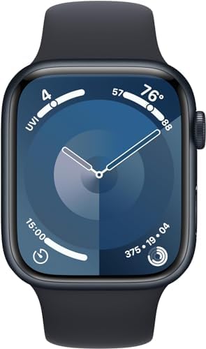 Apple Watch Series 9  GPS  45mm    Midnight Aluminum Case with Midnight Sport Band  M/L  Renewed Premium