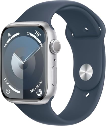 Apple Watch Series 9  GPS  45mm    Midnight Aluminum Case with Midnight Sport Band  M/L  Renewed Premium
