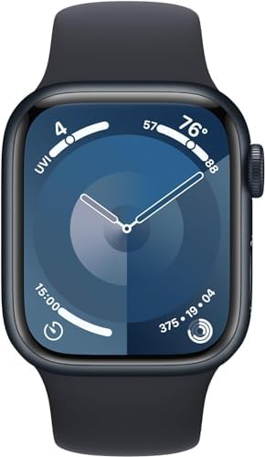Apple Watch Series 9  GPS  45mm    Midnight Aluminum Case with Midnight Sport Band  M/L  Renewed Premium