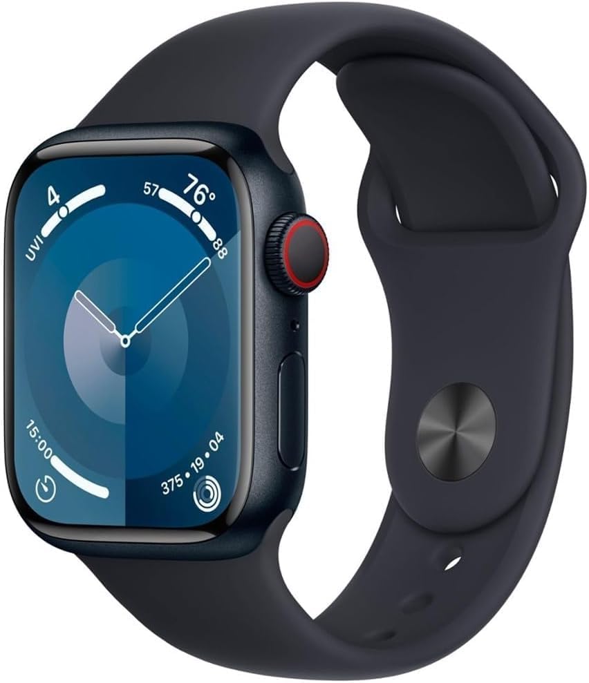 Apple Watch Series 9  GPS  45mm    Midnight Aluminum Case with Midnight Sport Band  M/L  Renewed Premium
