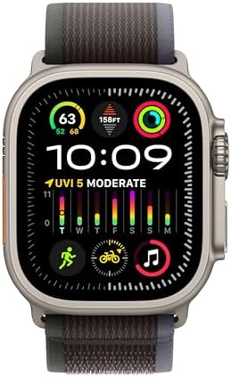 Apple Watch Ultra 2  GPS   Cellular 49mm  Smartwatch with Rugged Titanium Case & Olive Alpine Loop Small  Fitness Tracker  Precision GPS  Action Button  Extra Long Battery Life