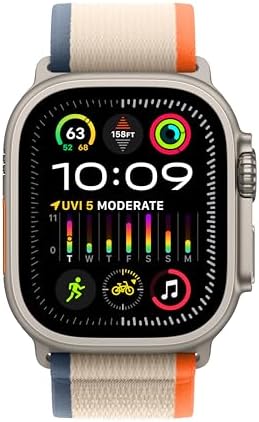 Apple Watch Ultra 2  GPS   Cellular 49mm  Smartwatch with Rugged Titanium Case & Olive Alpine Loop Small  Fitness Tracker  Precision GPS  Action Button  Extra Long Battery Life
