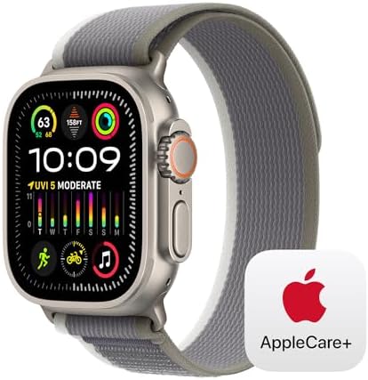 Apple Watch Ultra 2  GPS   Cellular 49mm  Smartwatch with Rugged Titanium Case & Olive Alpine Loop Small  Fitness Tracker  Precision GPS  Action Button  Extra Long Battery Life
