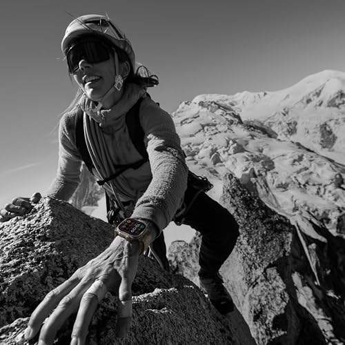 Apple Watch Ultra 2  GPS   Cellular  49mm    Titanium Case With White Ocean Band  One Size  Renewed