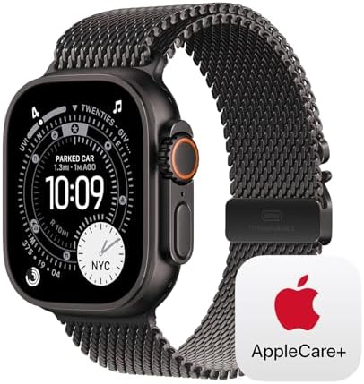 Apple Watch Ultra 3  GPS   Cellular 49mm  Running & Multisport Smartwatch w/Rugged Titanium Case w/Black Alpine Loop   L  Satellite Communications  Advanced Health & Fitness Tracking