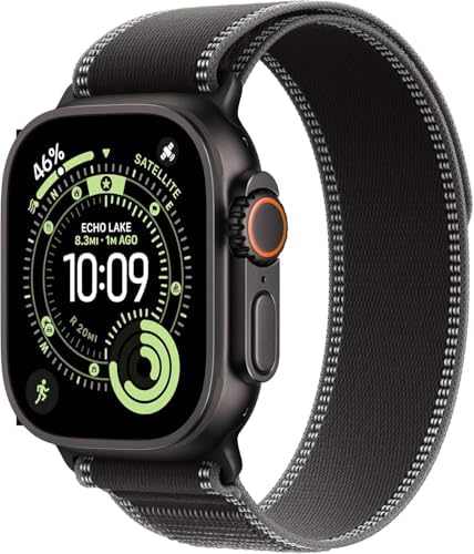Apple Watch Ultra 3  GPS   Cellular  49mm  Black Titanium Case with Black Ocean Band  Renewed 