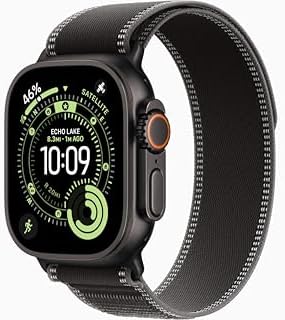 Apple Watch Ultra 3  GPS   Cellular  49mm  Black Titanium Case with Black Ocean Band  Renewed 