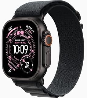 Apple Watch Ultra 3  GPS   Cellular  49mm  Black Titanium Case with Black Ocean Band  Renewed 