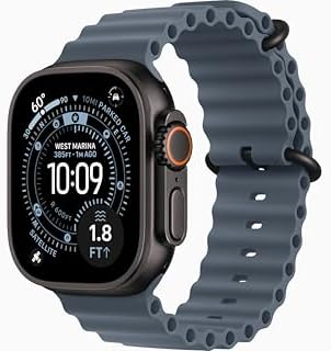 Apple Watch Ultra 3  GPS   Cellular  49mm  Black Titanium Case with Black Ocean Band  Renewed 