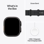 Apple Watch Ultra 3 49mm GPS   Cell Black Titanium w/ Black Ocean Band MF0J4LW/A