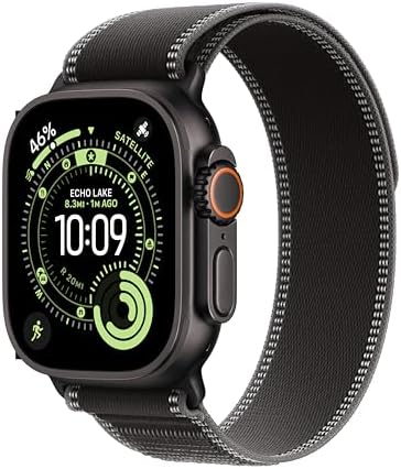 Apple Watch Ultra 3  GPS   Cellular 49mm  Running & Multisport Smartwatch w/Rugged Titanium Case w/Natural Titanium Milanese Loop   L  Satellite Communications  Advanced Health & Fitness Tracking