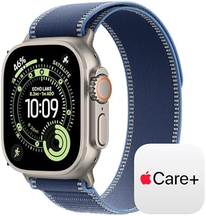 Apple Watch Ultra 3  GPS   Cellular 49mm  Running & Multisport Smartwatch w/Rugged Titanium Case w/Natural Titanium Milanese Loop   L  Satellite Communications  Advanced Health & Fitness Tracking