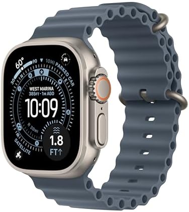 Apple Watch Ultra 3  GPS   Cellular 49mm  Running & Multisport Smartwatch w/Rugged Titanium Case w/Natural Titanium Milanese Loop   L  Satellite Communications  Advanced Health & Fitness Tracking