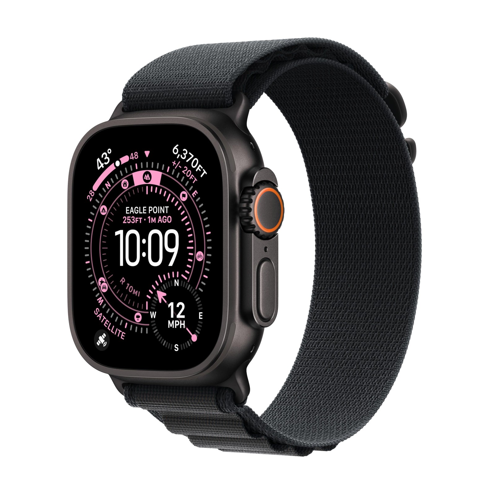 Apple Watch Ultra 3 GPS   Cellular 49mm Titanium Case Black Alpine Loop