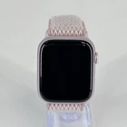 Apple Watch  Series 9  45mm Pink Aluminum  GPS  w/ Fabric Loop Band   Excellent