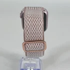 Apple Watch  Series 9  45mm Pink Aluminum  GPS  w/ Fabric Loop Band   Excellent