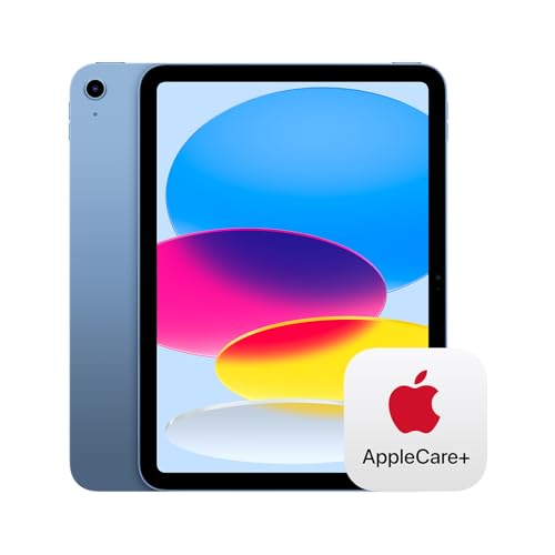 Apple iPad 11 inch  A16 chip  11 inch Model  Liquid Retina Display  128GB  Wi Fi 6  12MP Front/12MP Back Camera  Touch ID  All Day Battery Life   Blue with AppleCare   2 Years 