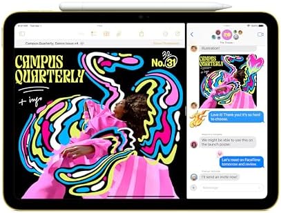 Apple iPad 11 inch  A16 chip  11 inch Model  Liquid Retina Display  128GB  Wi Fi 6  12MP Front/12MP Back Camera  Touch ID  All Day Battery Life   Silver