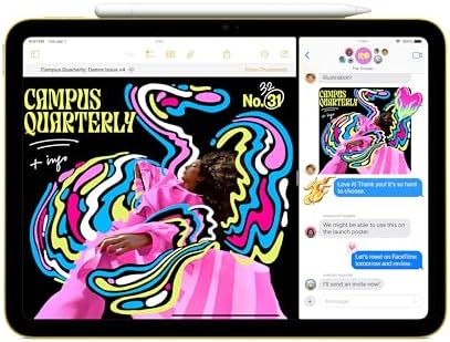 Apple iPad 11 inch  A16 chip  11 inch Model  Liquid Retina Display  256GB  Wi Fi 6  12MP Front/12MP Back Camera  Touch ID  All Day Battery Life   Silver with AppleCare   2 Years 