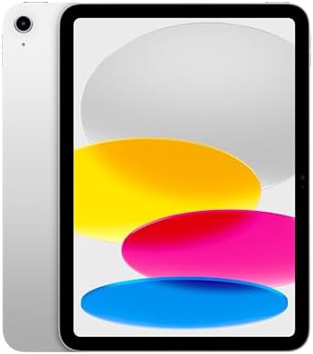 Apple iPad 11 inch  A16 chip  11 inch Model  Liquid Retina Display  256GB  Wi Fi 6  12MP Front/12MP Back Camera  Touch ID  All Day Battery Life   Silver with AppleCare   2 Years 