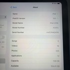 Apple iPad A16  11th Generation  A3354 128GB  Wi Fi  Blue