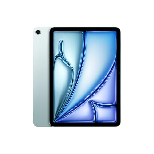 Apple iPad Air 11 inch with M3 chip Built for Apple Intelligence  Liquid Retina Display  128GB  12MP Front/Back Camera  Wi Fi 6E  Touch ID  All Day Battery Life   Blue