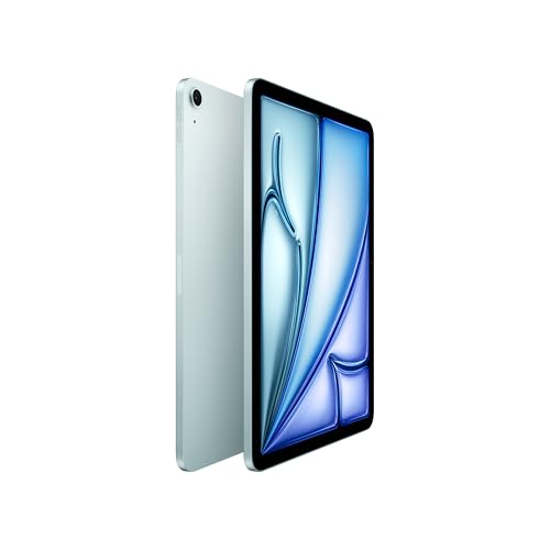 Apple iPad Air 11 inch with M3 chip Built for Apple Intelligence  Liquid Retina Display  128GB  12MP Front/Back Camera  Wi Fi 6E  Touch ID  All Day Battery Life   Blue
