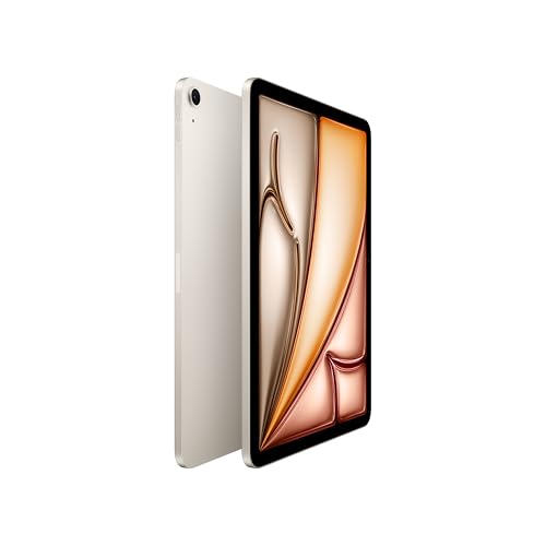 Apple iPad Air 11 inch with M3 chip Built for Apple Intelligence  Liquid Retina Display  256GB  12MP Front/Back Camera  Wi Fi 6E  Touch ID  All Day Battery Life   Starlight