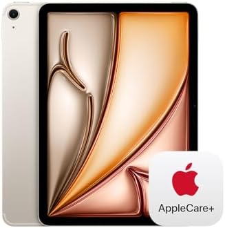 Apple iPad Air de 11 pulgadas con chip M3 construido para Apple Intelligence, pantalla de retina líquida, 128 GB, cámara frontal/trasera de 12 MP, Wi-Fi 6E, Touch ID, duración de la batería durante