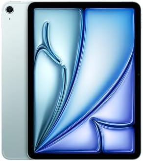 Apple iPad Air 11 inch with M3 chip Built for Apple Intelligence  Liquid Retina Display  128GB  12MP Front/Back Camera  Wi Fi 6E  Touch ID  All Day Battery Life   Blue