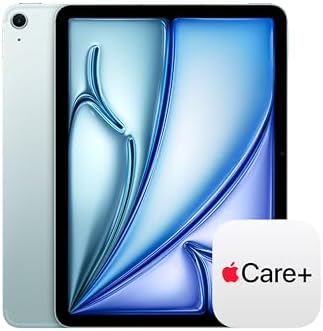 Apple iPad Air de 11 pulgadas (M4): pantalla de retina líquida, 128 GB, cámara frontal/trasera de 12 MP, Wi-Fi 7 con Apple N1, Touch ID, duración de la batería durante todo el día, color azul