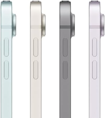 Apple iPad Air de 11 pulgadas (M4): pantalla de retina líquida, 128 GB, cámara frontal/trasera de 12 MP, Wi-Fi 7 con Apple N1 + 5G celular, Touch ID, duración de la batería durante todo el día, gris espacial